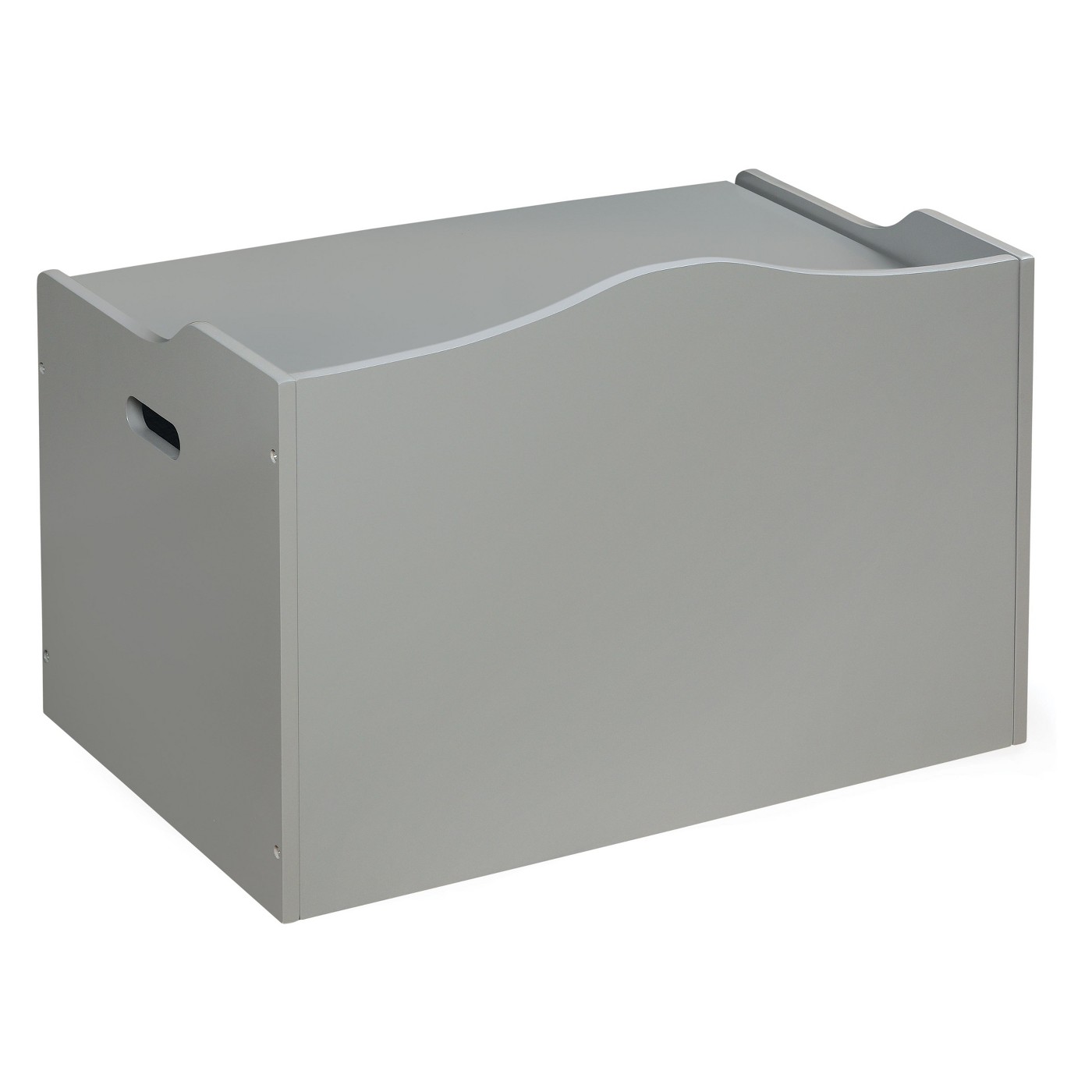 Caja de almacenamiento de juguetes de MDF gris para niños del